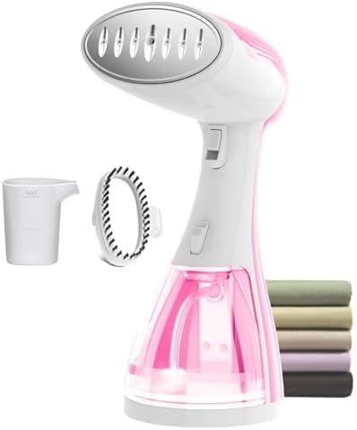 Small Handheld Steamer Iron for Clothes - 1350W Portable Clothes Steamer, Removes Wrinkle with Heat-Resistant & Strong Steam for Different Fabrics, Suit for Home/Office/Travel