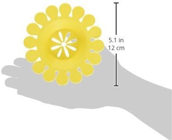 Compac Sink Daisy Scented Kitchen Sink Strainer infuses & Freshens Your Sink, Must Have Kitchen Sink Accessories, Sink Drain Strainer - Catcher, Yellow, Lemon Scent, 6 Count, (3 Packs of 2)