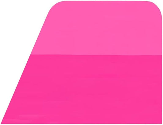 4" x 3" Pink Modern Bevelled Squeegee for Car Vinyl Wrap PPF Coating Installation