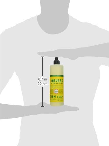 Mrs. MEYER'S CLEAN DAY Liquid Dish Soap, Honeysuckle, 16 fl. oz (Pack of 2)