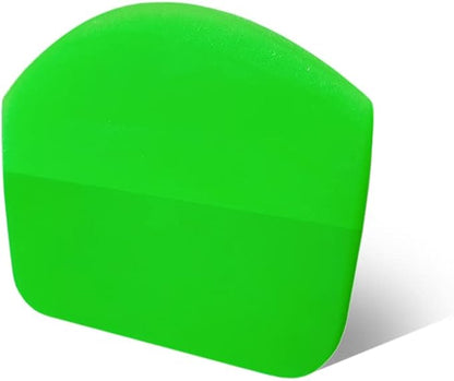 Green Fan Compact Squeegee Rubber Scraper Tool