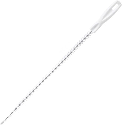 LeosHi Pipe Dredging Brush Bathroom Hair Sewer Sink Cleaning Brush Drain Cleaner Flexible Cleaner Clog Plug Hole Remover Tool (Size : 1PC White)