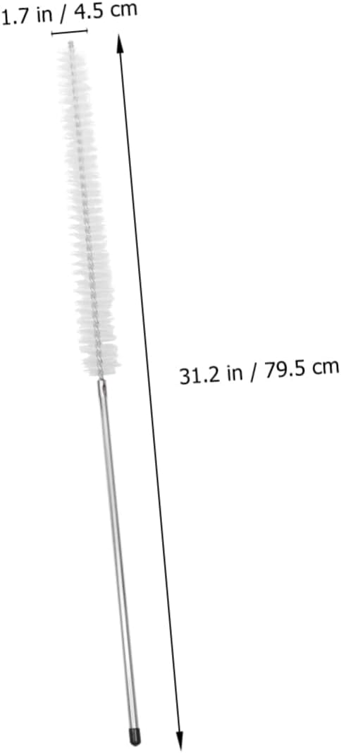 1pc Long Handle Washing Machine Cleaning Brush Dryer Vent Cleaner Lint Brush for Dryer Vent Home Cleaning Tool Stainless Steel Rod