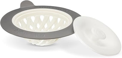 Full Circle Sinksational Sink Strainer - Stainless Steel Mesh, Prevents Clogs, Kitchen Sink, Eco-Friendly, Durable - Gray