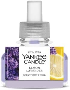 Yankee Candle Lemon Lavender Electric Home Fragrance Scent Plug Refill (Pack of 4)