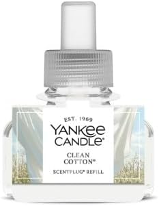 Yankee Candle Electric Plug Refill - Clean Cotton, Home Sweet Home, Midsummer's Night, Lemon Lavender (1 Ea.) (Variety Pack)