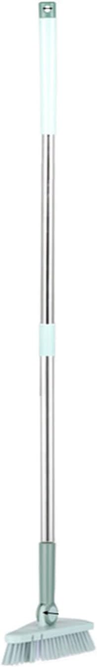 Cleaning Brush with Long Handle Floor Scrubbers for Tub Tile Cleaning Supplies Scrub Brush for Bathroom Bathtub Toilet Floor Kitchen Apartment Essentials forfor Women Men (Green)