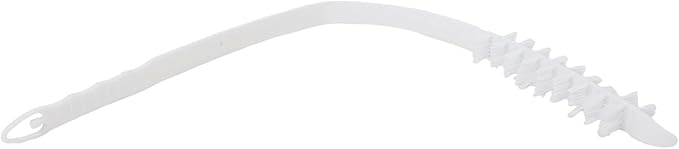 Flexible 60cm Cleaning Brush for Washing Machine Inner Cylinder, Nylon Bristles for Lint Removal in Drum Washers and Dryer Exhausts, White