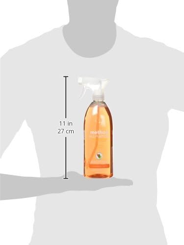 Method All-Purpose Cleaner Spray, Clementine, Perfect for Most Counters, Tiles, Stone, and More, 28 oz Spray Bottles, (Pack of 2)