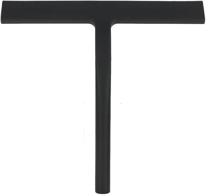 All Purpose Shower Squeegee, Professional Window Cleaner Squeegee, Silicone Squeegee for Bathroom, Shower Doors, Mirrors, Tiles and Car Windows, Bathroom Cleaner Tool Black