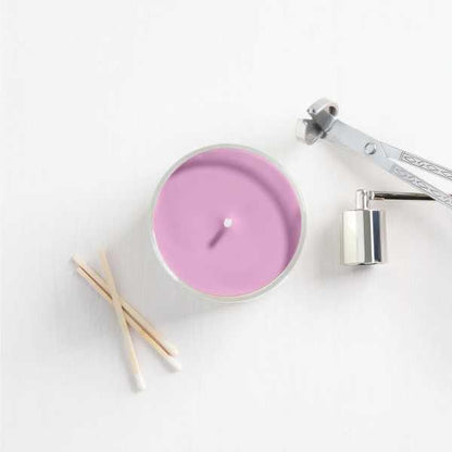 Yankee Candle Mini Jar, Wild Orchid Floral Fragrance, Decorative Votive Candle Set for Gifting and Ambience, Clean Burning Natural Fiber Wick, 1.3 Ounce (Pack of 4)