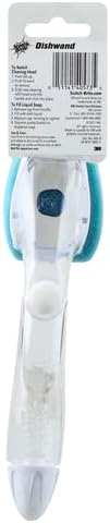 Scotch-Brite Non-Scratch Dishwand, Pack of 4 | For Nonstick Cookware | Hands-Free Cleaning | Soap Dispensing