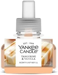 Yankee Candle ScentPlug Refill, Ocean Air, Beach Walk, Sun & Sand, Pink Sands, Coconut Beach, Tangerine & Vanilla, Electric Home Fragrance Room Air Freshener, 6 Count (Variety Pack)