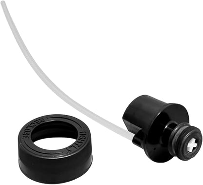 Replacement Cap & Straw Assembly for Bissell Little Green Machine Carpet Cleaners - Models 1400B, 1400W, 3369, 3353, 3519, - Only for Models Listed
