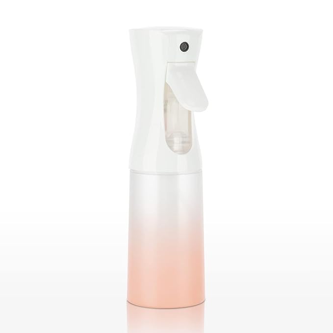 Spray Bottle for Hair (6.8OZ /200ML) Continuous Ultra Fine Mist Sprayer for Hair, Salons, Barber, Plants, Skin Care, Cleaning 1 Pack MATTE PINK