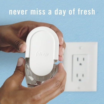 F"ebreze Plug In Air Freshener Kit with G'ain Original Scent, Fade Defy Warmer with 1 Refill, 0.87 fl oz, Odor-Fighting Oil (pack of 1)