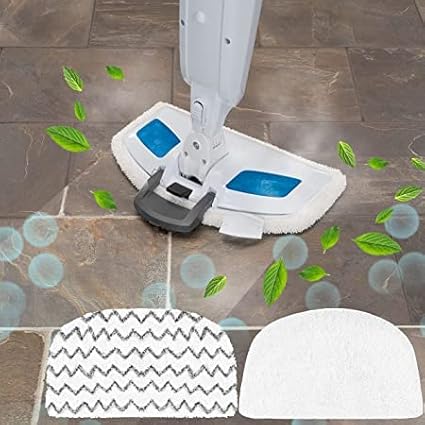 1940A Steam Mop Pads Washable for Bissell Powerfresh Replacement Steam Cleaner Pads for 1806 19404 1440 1544 2075A 2685A 19402 19408 1940f 1940q 1940t B0006 B0017 Microfiber Hard Floor Cleaning