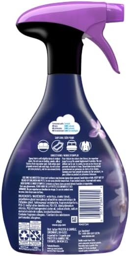 Feb~reze Fabric Spray Air Freshener, Odor-Fighting Fabric Refresher, Downys Calm, Lavender & Vanilla Bean 27 fl oz