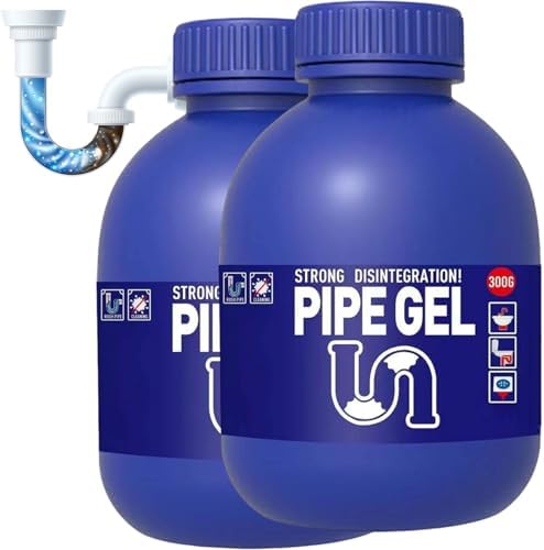 Drain Cleaner,Strength Drain Cleaner Powerful Pipe Dredging Agent, Liquido Para Destapar Tuberias, Sink Clog Remover Liquid (2PC)