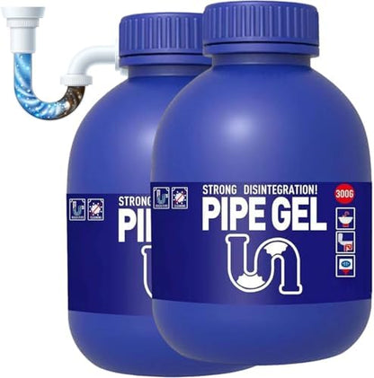 Drain Cleaner,Strength Drain Cleaner Powerful Pipe Dredging Agent, Liquido Para Destapar Tuberias, Sink Clog Remover Liquid (2PC)