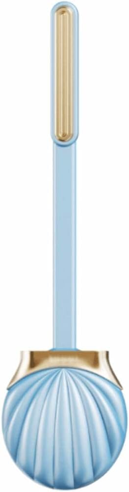 Soft Seashell Shape Toilet Brush with Silicone Bristles Toilet Brush and Holder Creative Toilet Bowl Brush Luxury Bathroom Set Reusable