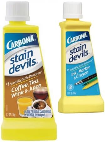 Cleaning and spot remover, for best results, with environmentally friendly formula + King Combo QR Code (Stain Remover (coffe and Ink (1 each)))