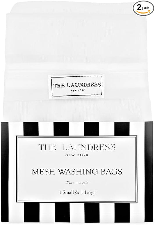 The Laundress Mesh Bag Bundle, Mesh Laundry Bags, One Large One Small