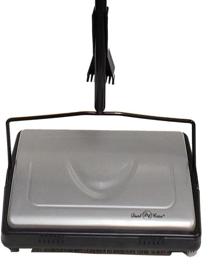 Dust Care DC 12985 11" Cleaning Path Commercial Grade Carpet Sweeper – Non-Electric, Triple-Brush System, Clean Out Comb on Board – Ideal for Efficient Cleaning of Carpets and Floors