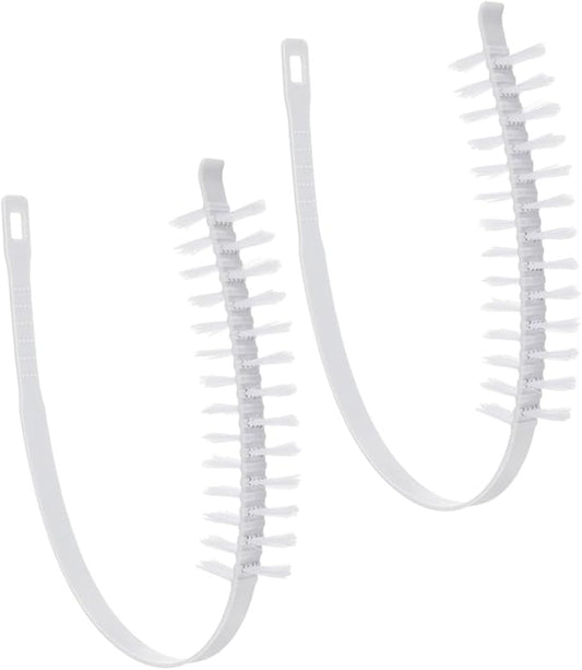TEHAUX 2pcs Washing Machine Brush Set Long Hair Washer Tool for Inner Drum and Agitator Effective Washing Machine Cleaning Accessories