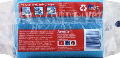 Brillo Estracell No Scratch Scrub Sponge with Wedge Edge, 3-Count