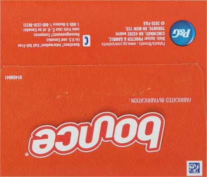 Bounce Fabric Softener Sheets, Orange Outdoor Fresh 160.0 Count