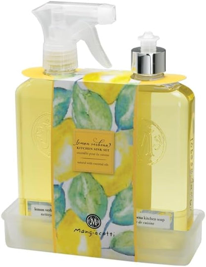 Mangiacotti Natural Surface Cleaner Plant-Based Concentrated Liquid Household Cleanser, 14-Ounce, Lemon Verbena
