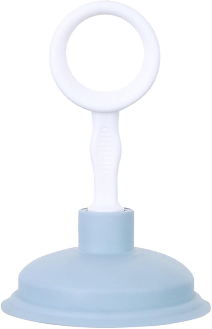Professional Handheld Sink Plunger Versatile Drain Unclogger For Hair And Debris Strong Suction Easy Operation Long Service Life Pp And Pe Construction (Blue)