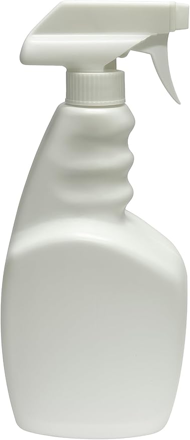 TRUE VALUE Plastic Spray Bottles, 32 Oz, All Purpose Refillable Bottles with Adjustable Nozzle for Cleaning, Hair, Pet Care, BBQ Pack of 4 (4)