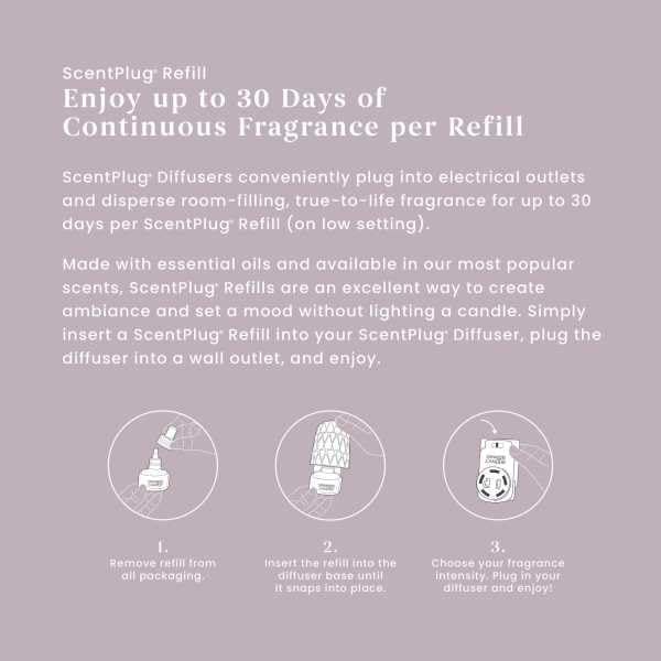 Yankee Candle Dried Lavender & Oak ScentPlug Refills (Pack of 4)