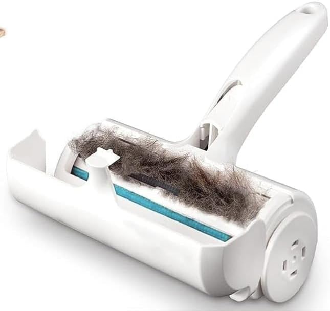 CrafTreat Reusable Pet Hair Remover Roller for Furniture & Couch, Dog and Cat Fur Removal Tool, Lint Roller for Sofa, Car Seats, Bedding & Clothes