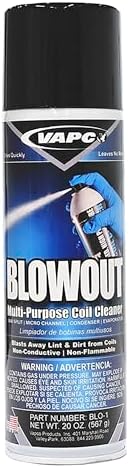 Vapco Blowout - Evaporator & Condenser Coil Cleaner - Advanced Formula to Kill Grease, Oil, Dirt in AC, Refrigerators, Ice Machines, More.