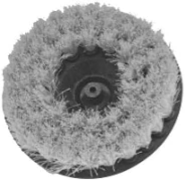 Drill Brush 5" Gray - Fabric, Upholstery & Carpet - 100 Percent Polypropylene Bristles