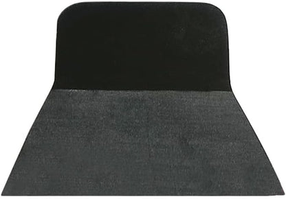 Black Soft Rubber Wrap Squeegees Carbon Fiber Vinyl PPF Scraper Car Window Tinting Tool Glass Cleaner (Black 2 Cut Edge)