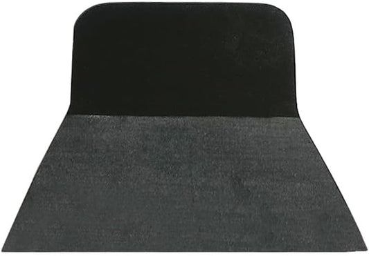 Black Soft Rubber Wrap Squeegees Carbon Fiber Vinyl PPF Scraper Car Window Tinting Tool Glass Cleaner (Black 2 Cut Edge)