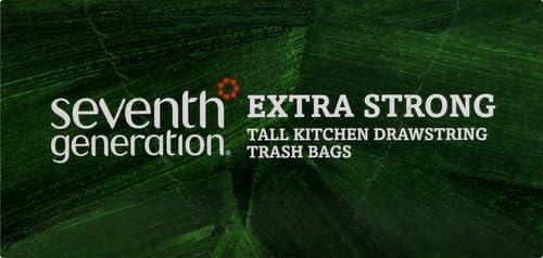 Seventh Generation Drawstring Kitchen Trash Bags 13 gal, 20 Bags