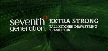 Seventh Generation Drawstring Kitchen Trash Bags 13 gal, 20 Bags