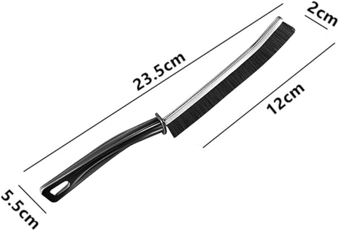 Crevice Cleaning Brush,Grout Cleaner Scrub Brush Tool Deep Tile Joints,New Multifunctional Bathroom Gap Cleaning Brush Tool, Hard-Bristled Crevice Long Handle Brush, 3 Pcs+Hanger Gift