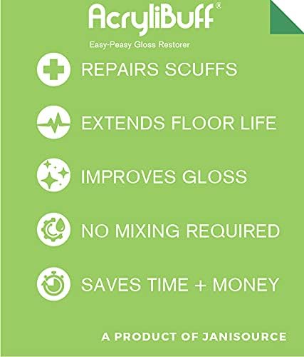 AcryliBuff Floor Spray On Buff Gloss Restorer, 1 Quart…