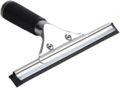Black 15cm 6in Window Squeegee All Purpose Squeegee for Glass Shower Doors, Car Window, Home Mirrors, Bathroom Cleaner Wiper Accessory(6in/15cm, Black)