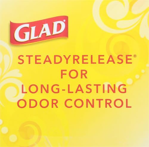 Glad ForceFlex Trash Bags 13 Gallon Gain Lemon Zest | Tall Kitchen | Drawstring | Dual Layer Protection | 40 Count, Pack of 6
