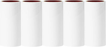 4 inch Lint Roller Refills Compatible with Evercare PetLovers Muji IKEA Bastis and More Standard 4 inch Lint Rollers Extra Sticky Roller Refill 60 Sheets per Roll 5 Pack Total 300 Sheets