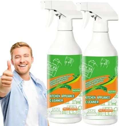 Cleanse Natural Kitchen Cleaner Spray,300ml Electrolyzed Ion Kitchen Cleaner Spray,Kitchen Appliance Cleaner,Multi-Purpose Household And KitchenCleaning Spray (2pc)