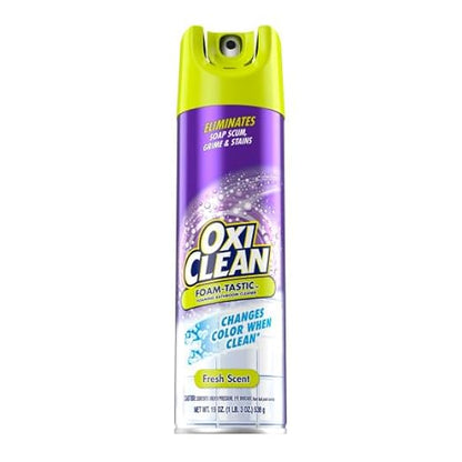 OxiClean Foam-Tastic Fresh Scent Bathroom Cleaner Twin Pack 2-19 oz. Aerosol Cans