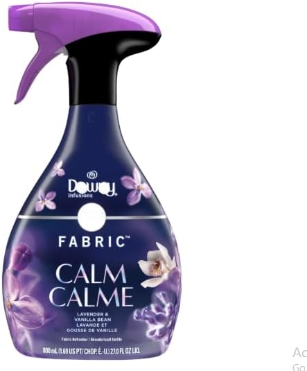 Feb~reze Fabric Spray Air Freshener, Odor-Fighting Fabric Refresher, Downys Calm, Lavender & Vanilla Bean 27 fl oz
